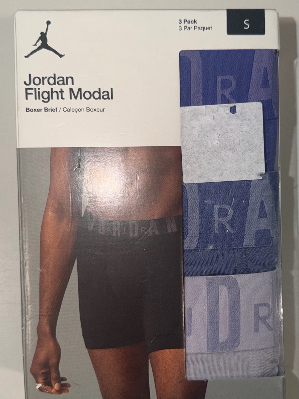 Jordan Flight Modal Men's Boxer Briefs - Navy & Light Blue Pack